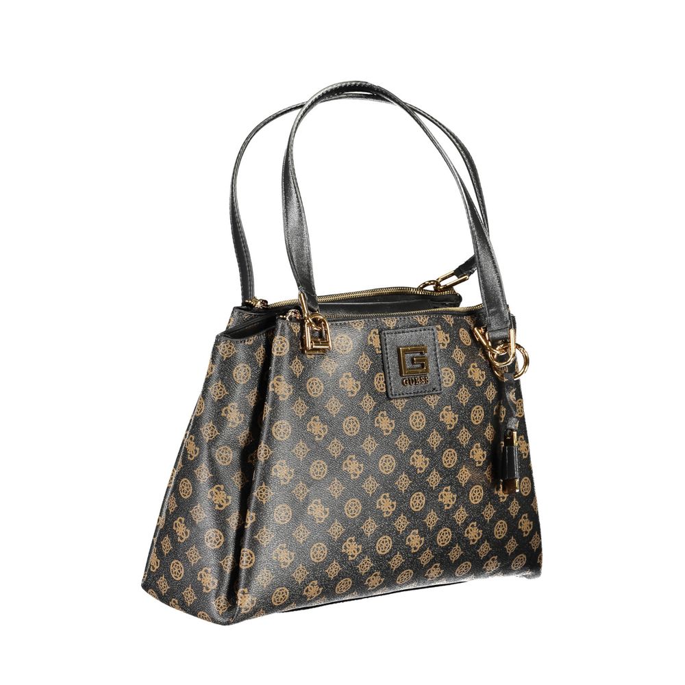 Guess Jeans Brown Polyethylene Handbag