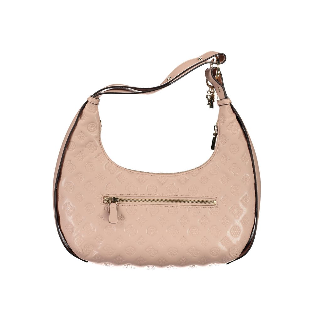 Guess Jeans Pink Polyethylene Handbag