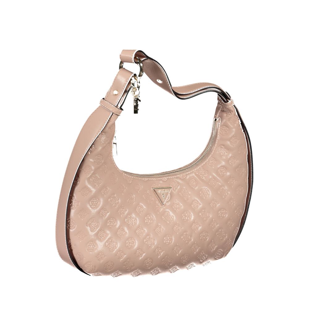 Guess Jeans Pink Polyethylene Handbag