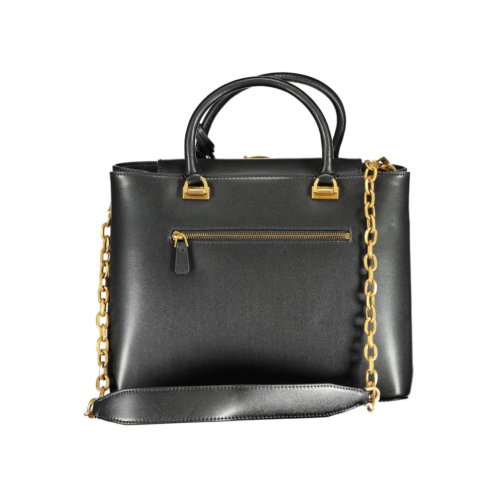 Guess Jeans Black Polyethylene Handbag