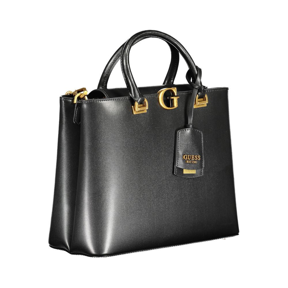 Guess Jeans Black Polyethylene Handbag