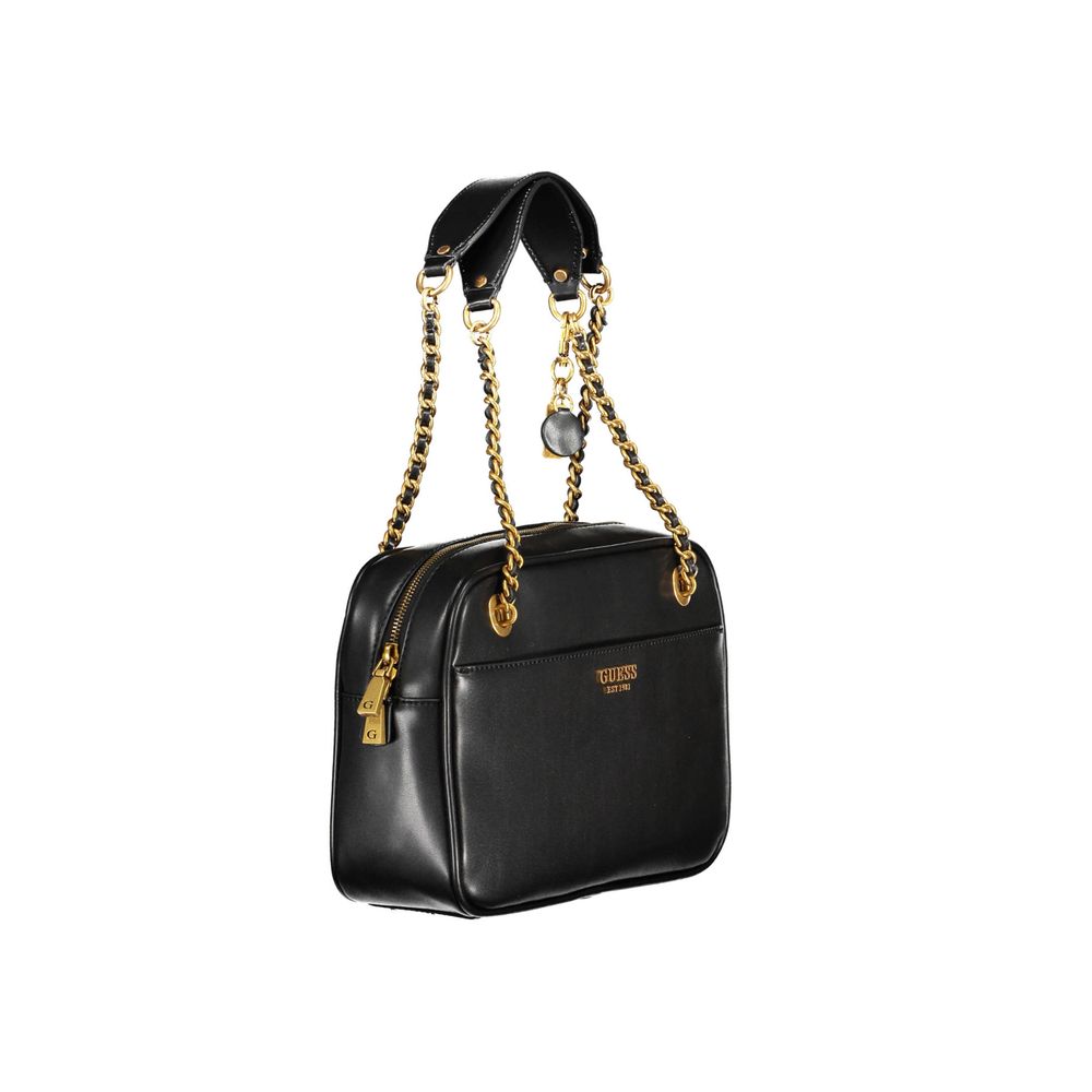 Guess Jeans Black Polyethylene Handbag