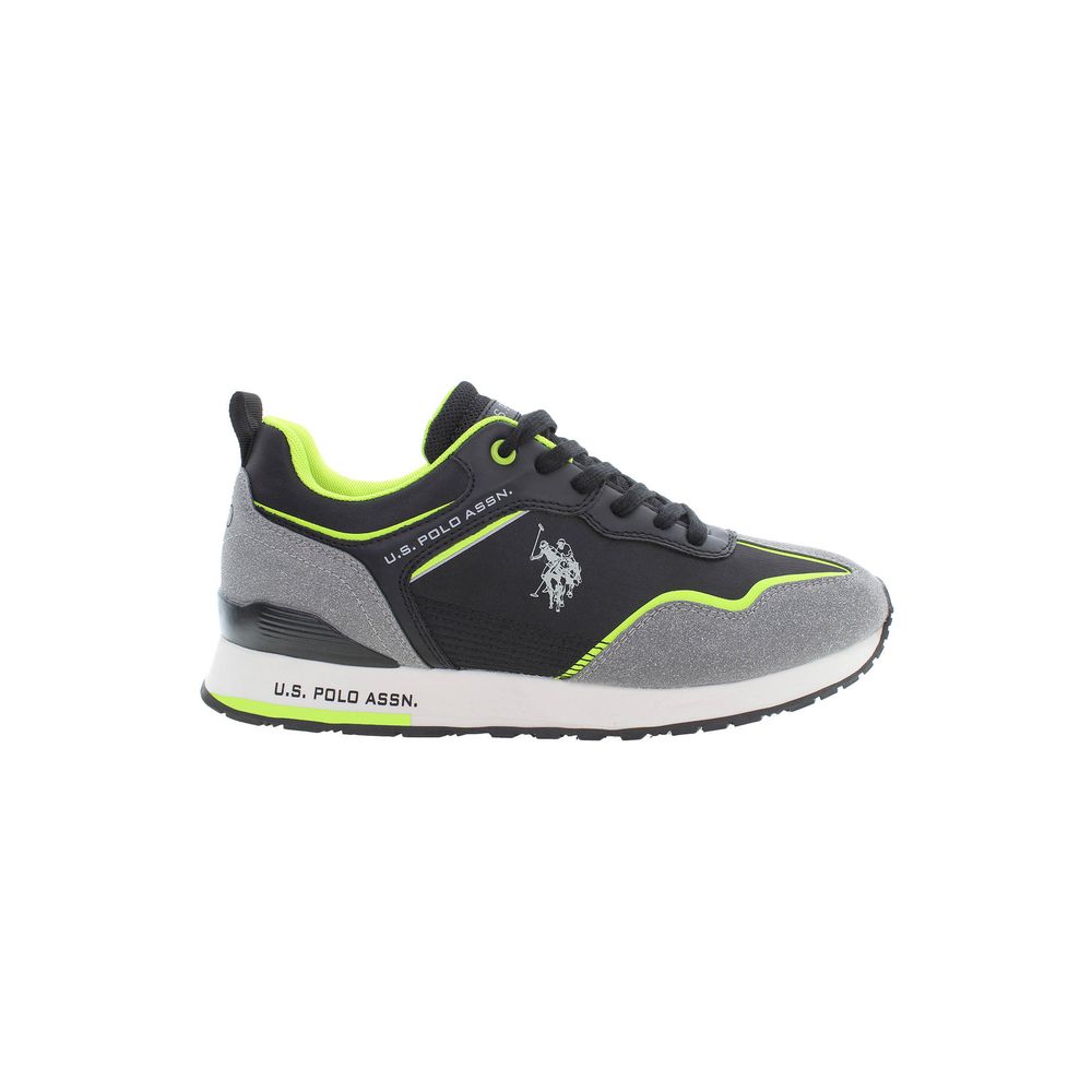 U.S. POLO ASSN. Black Polyester Sneaker