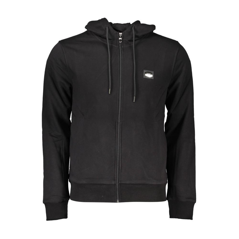Cavalli Class Black Cotton Sweater
