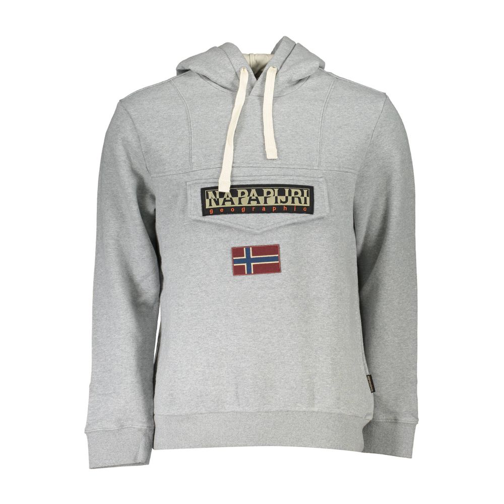 Napapijri Gray Cotton Sweater