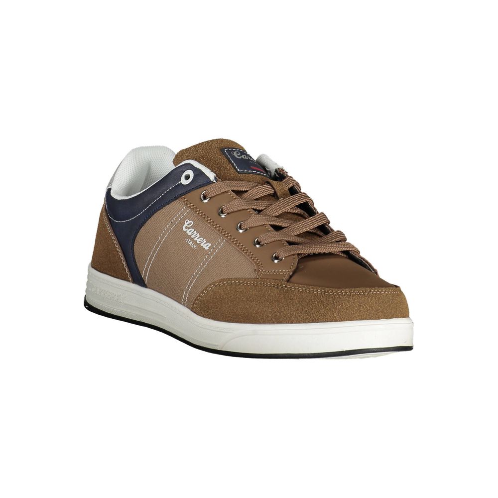 Carrera Brown Polyester Sneaker