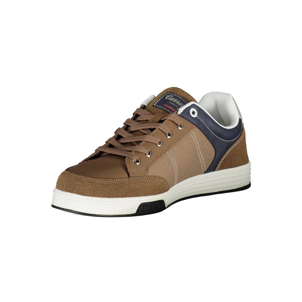 Carrera Brown Polyester Sneaker
