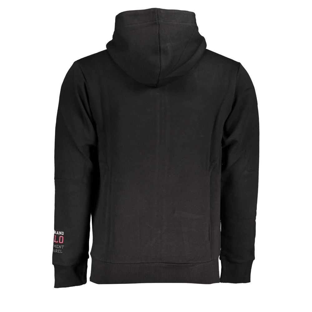 U.S. Grand Polo Black Cotton Sweater