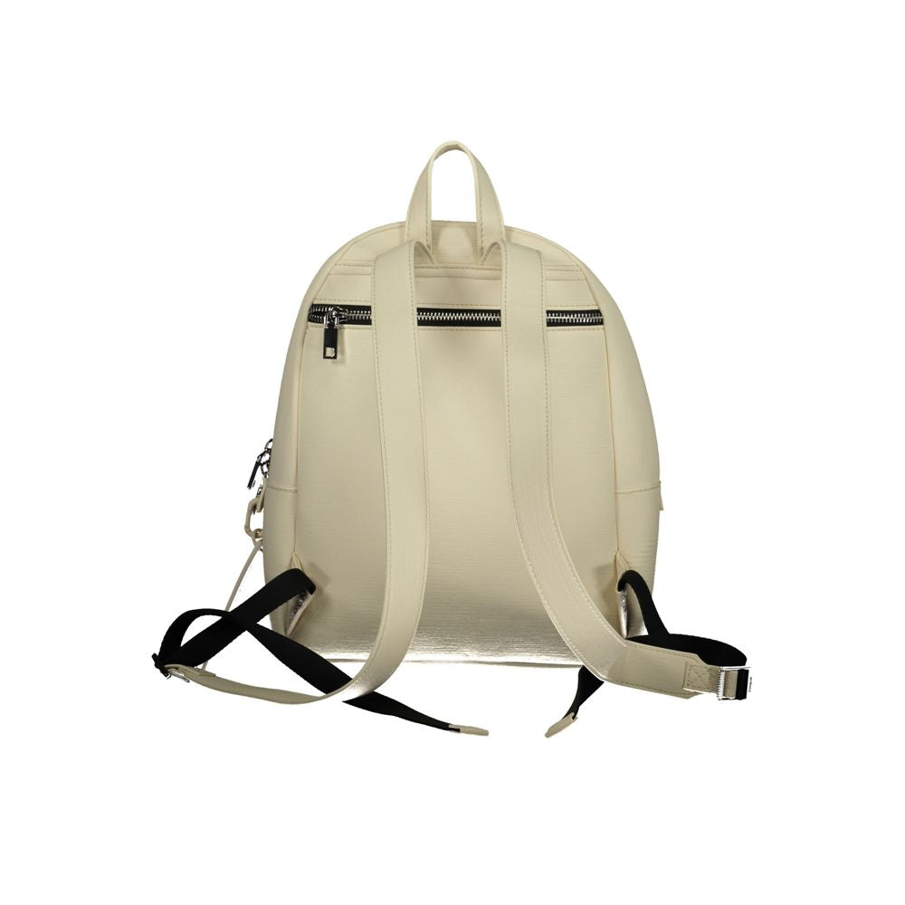 Desigual White Polyethylene Backpack