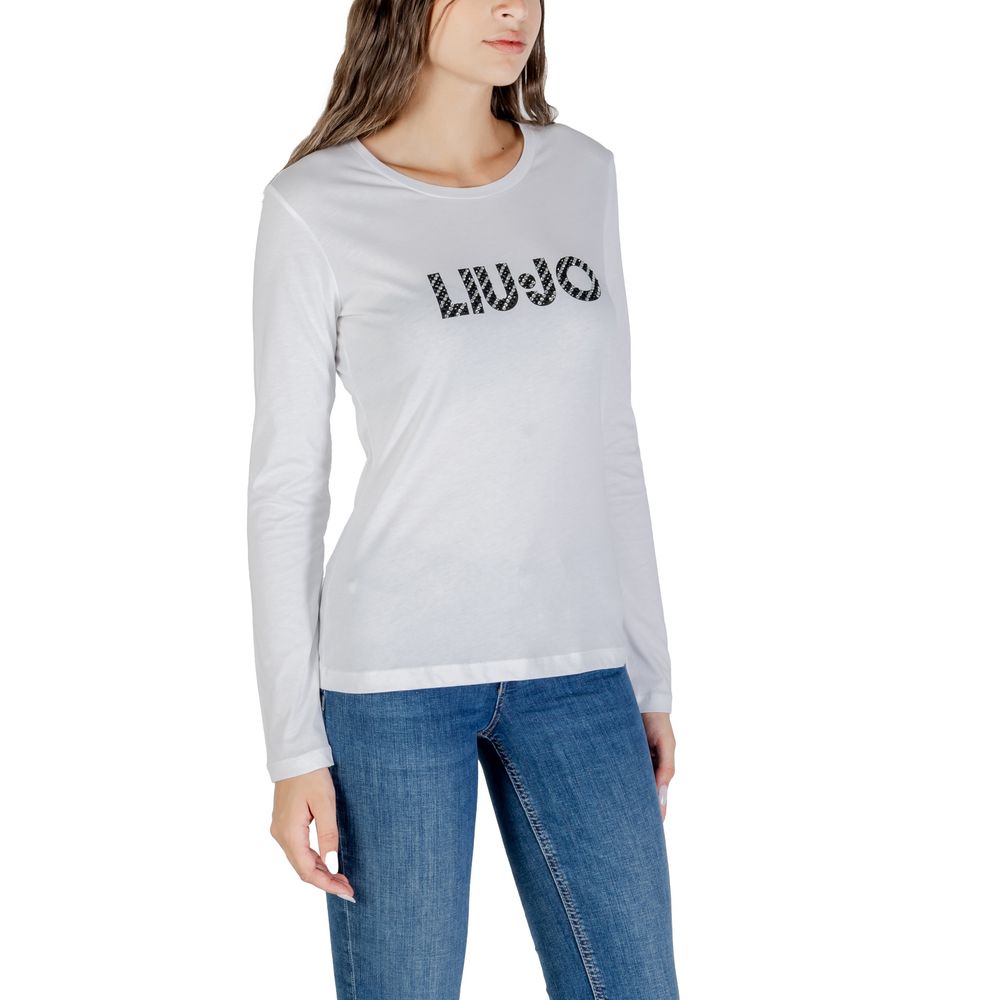 Liu Jo White Cotton Long Sleeve