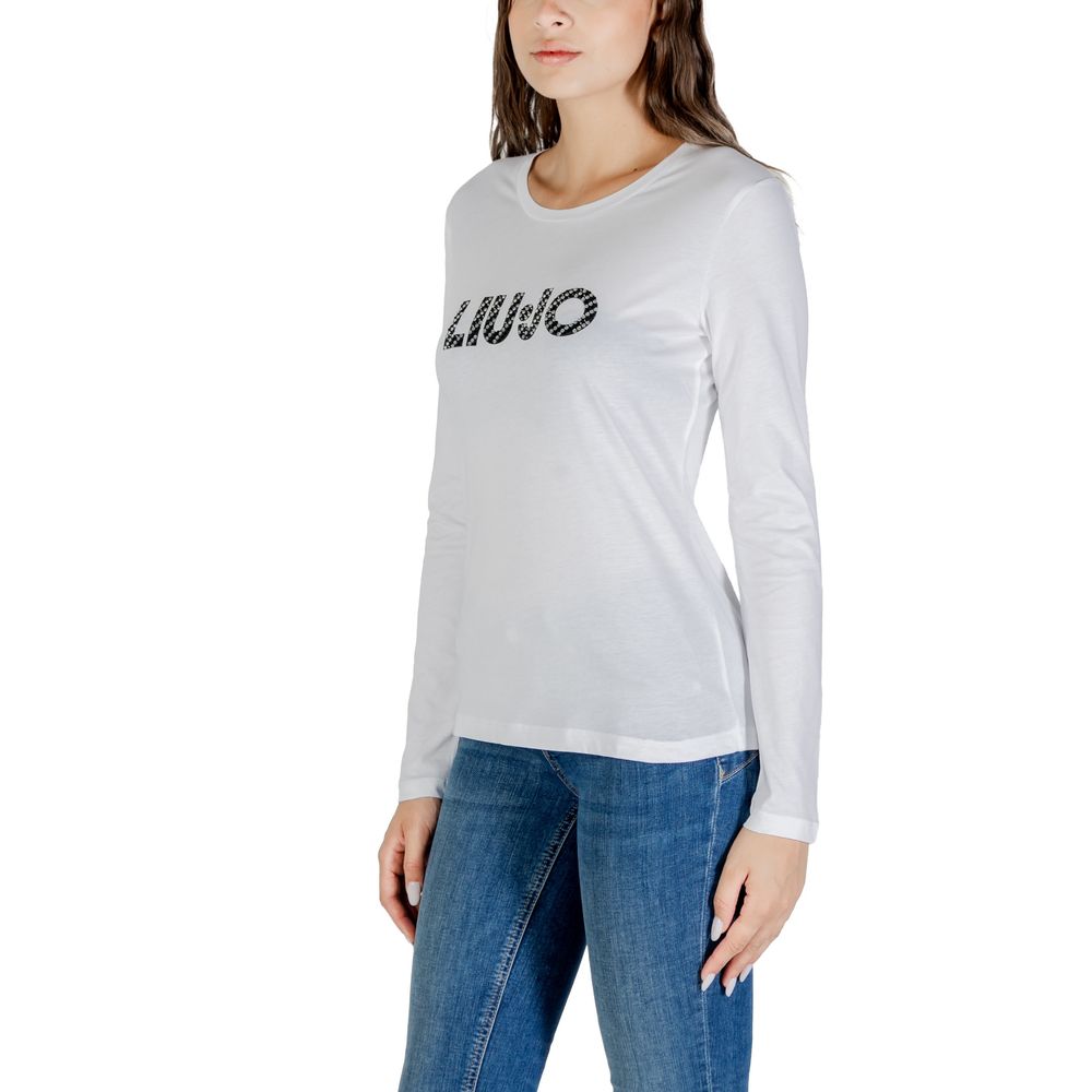 Liu Jo White Cotton Long Sleeve