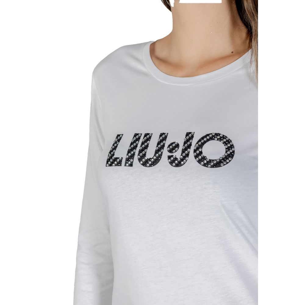 Liu Jo White Cotton Long Sleeve