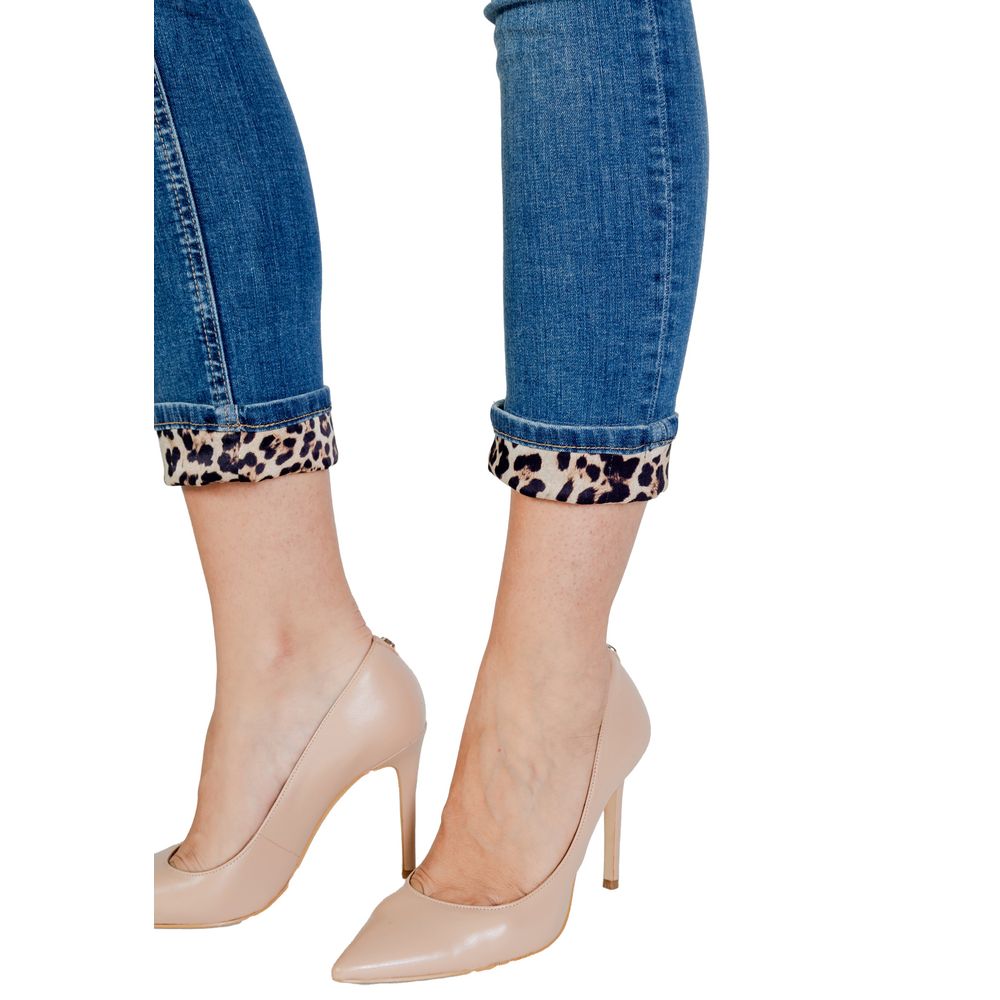 Liu Jo Blue Cotton Mom Jean