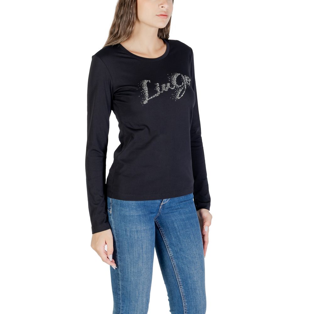 Liu Jo Black Cotton Long Sleeve