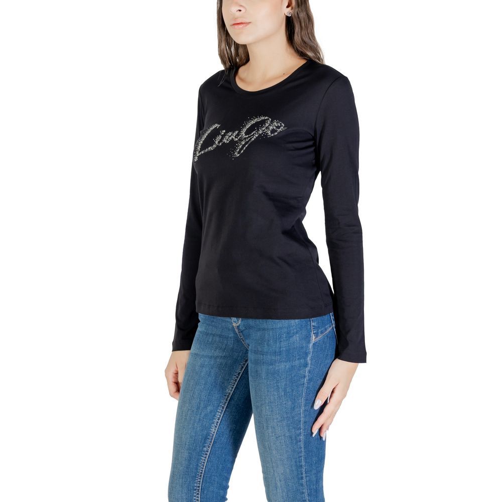Liu Jo Black Cotton Long Sleeve