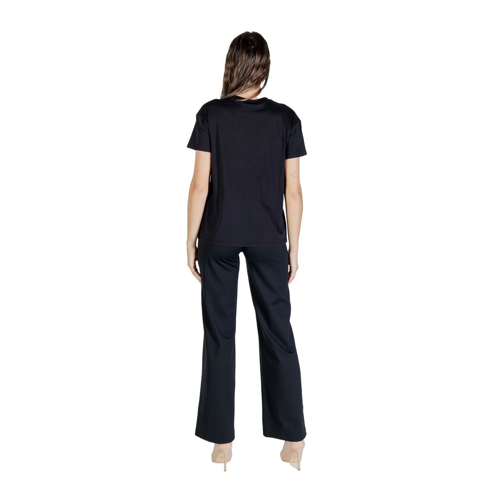 Liu Jo Black Cotton T-Shirt
