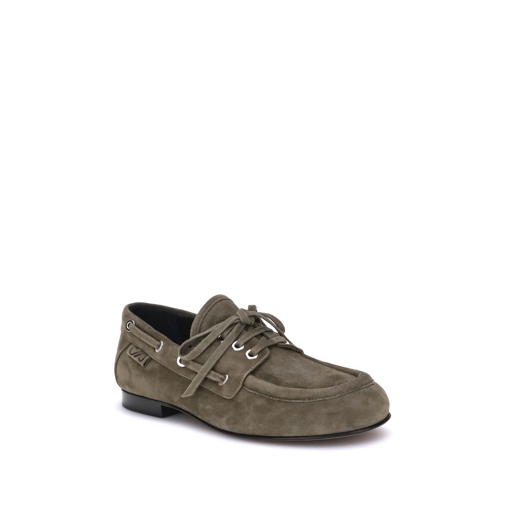Proenza Schouler Suede Deck Loafers
