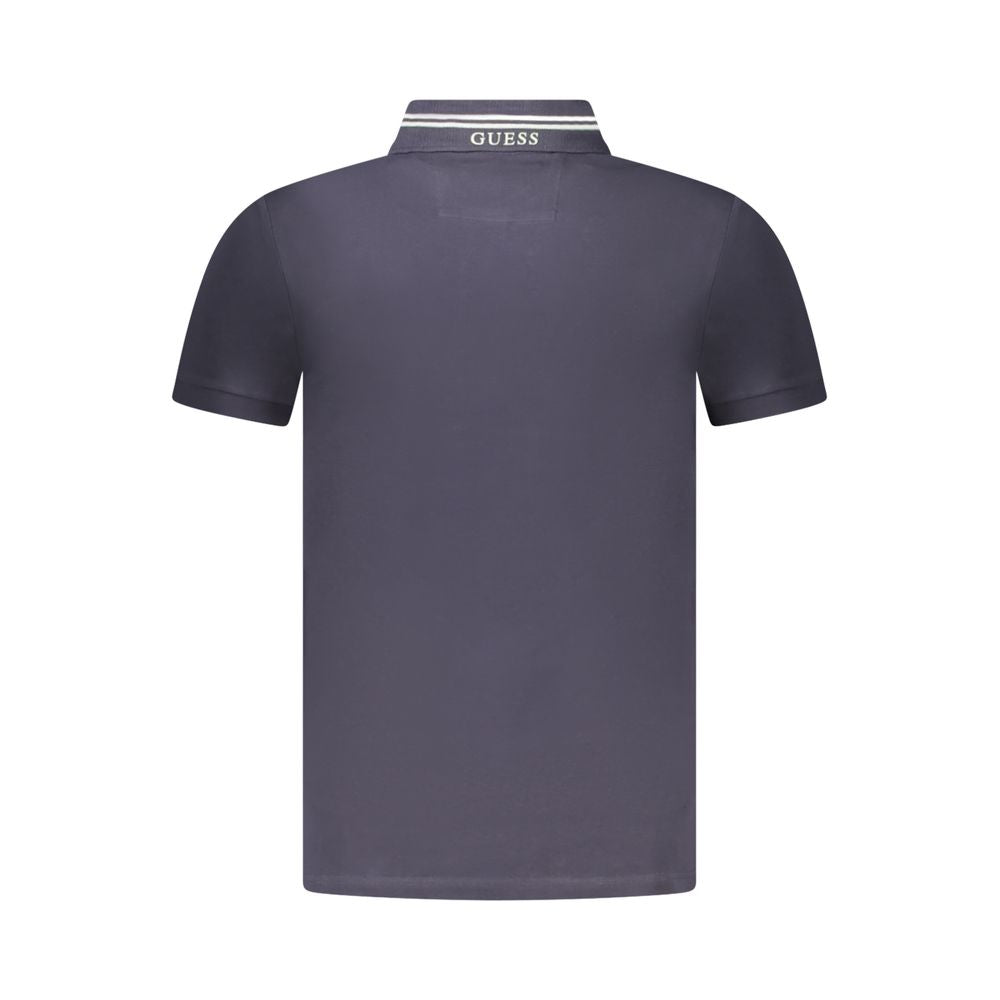 Guess Jeans Blue Cotton Polo Shirt