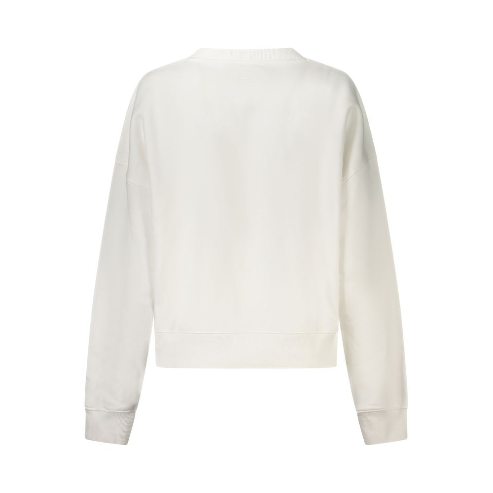 Guess Jeans White Cotton Sweater
