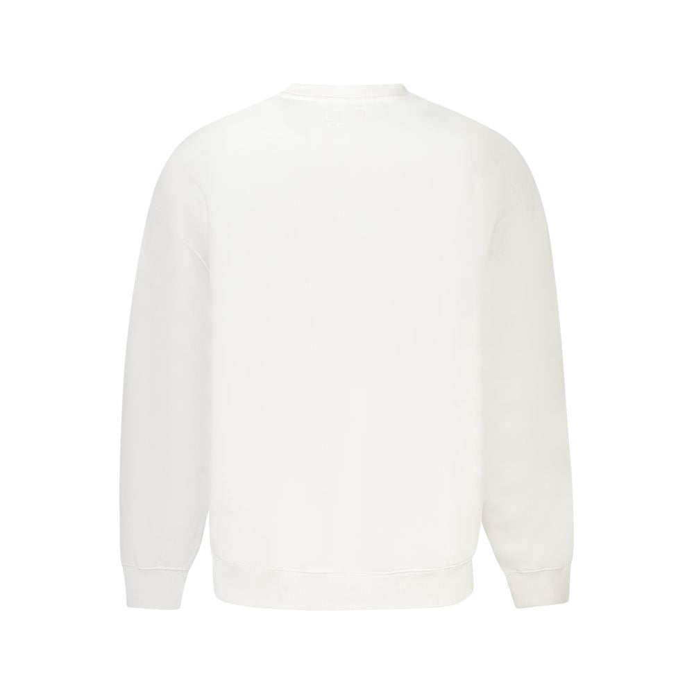 Guess Jeans White Cotton Sweater