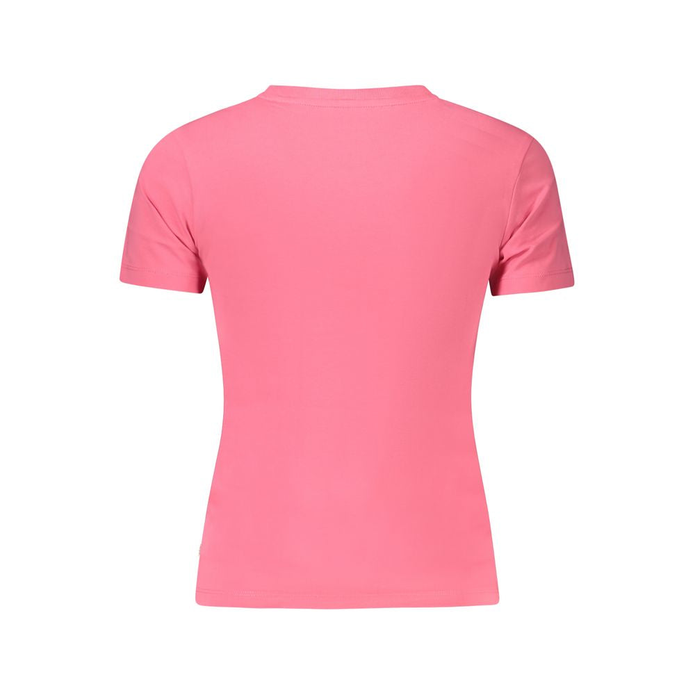 Guess Jeans Pink Cotton Tops & T-Shirt