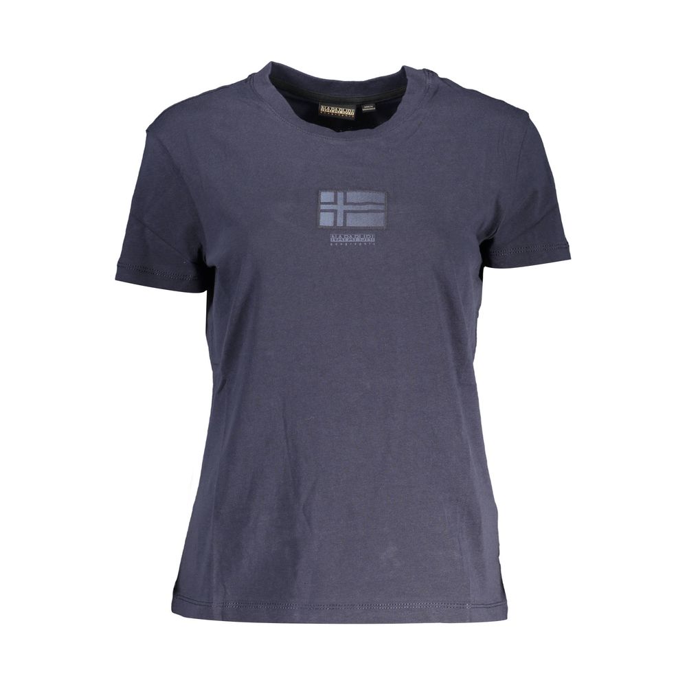 Napapijri Blue Cotton Tops & T-Shirt