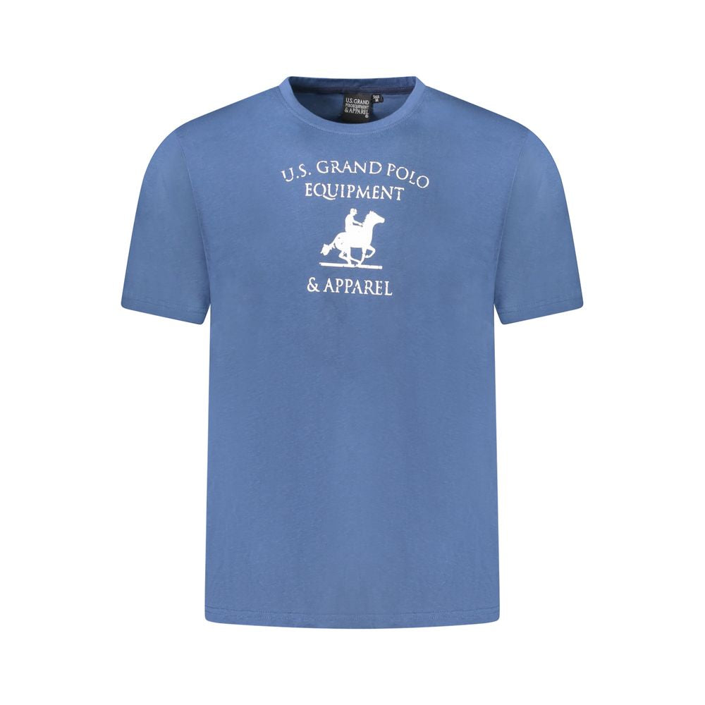 U.S. Grand Polo Blue Cotton T-Shirt