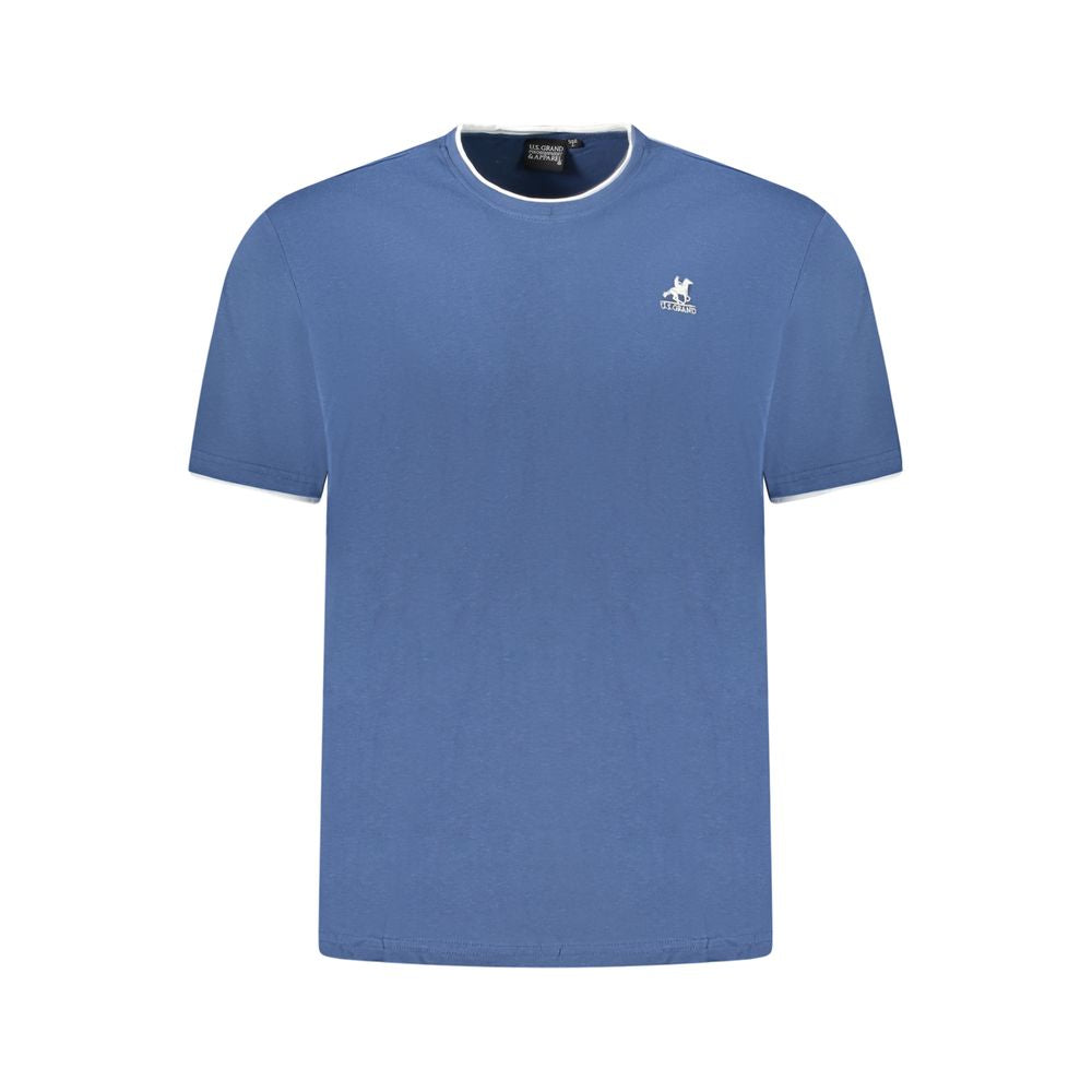 U.S. Grand Polo Blue Cotton T-Shirt