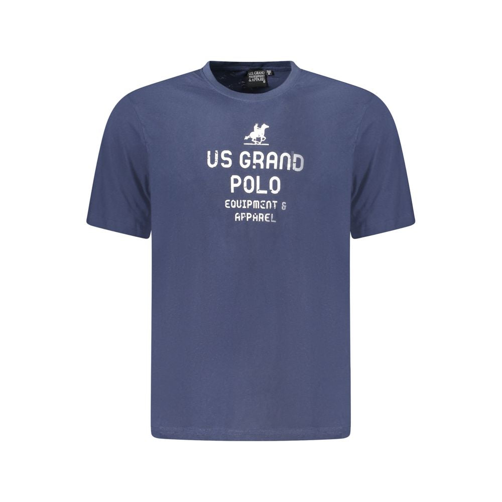U.S. Grand Polo Blue Cotton T-Shirt