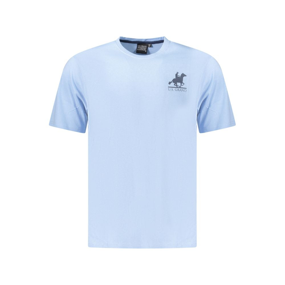 U.S. Grand Polo Blue Cotton T-Shirt