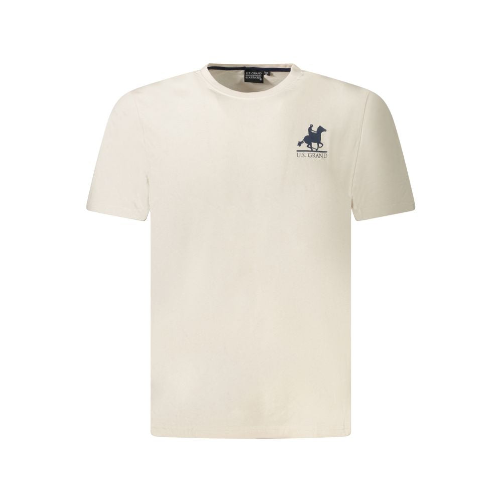 U.S. Grand Polo Beige Cotton T-Shirt