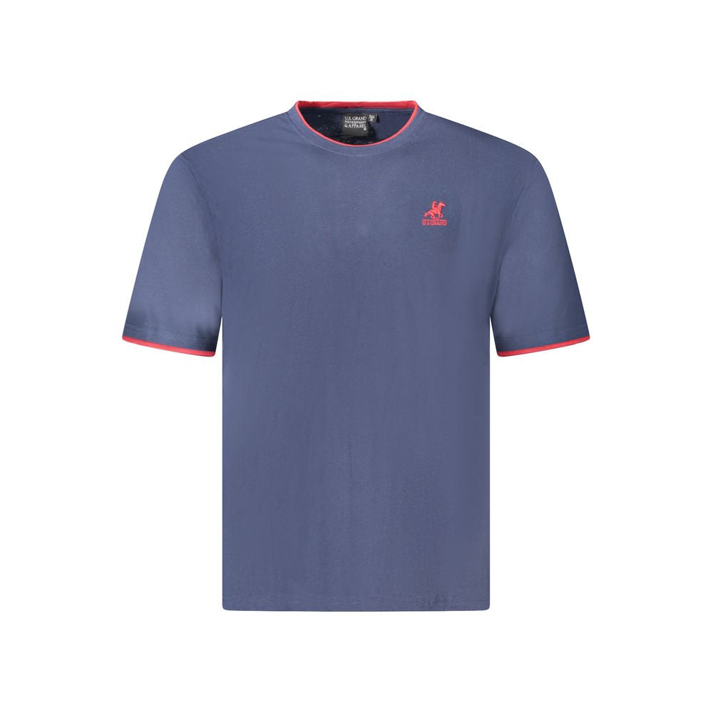 U.S. Grand Polo Blue Cotton T-Shirt