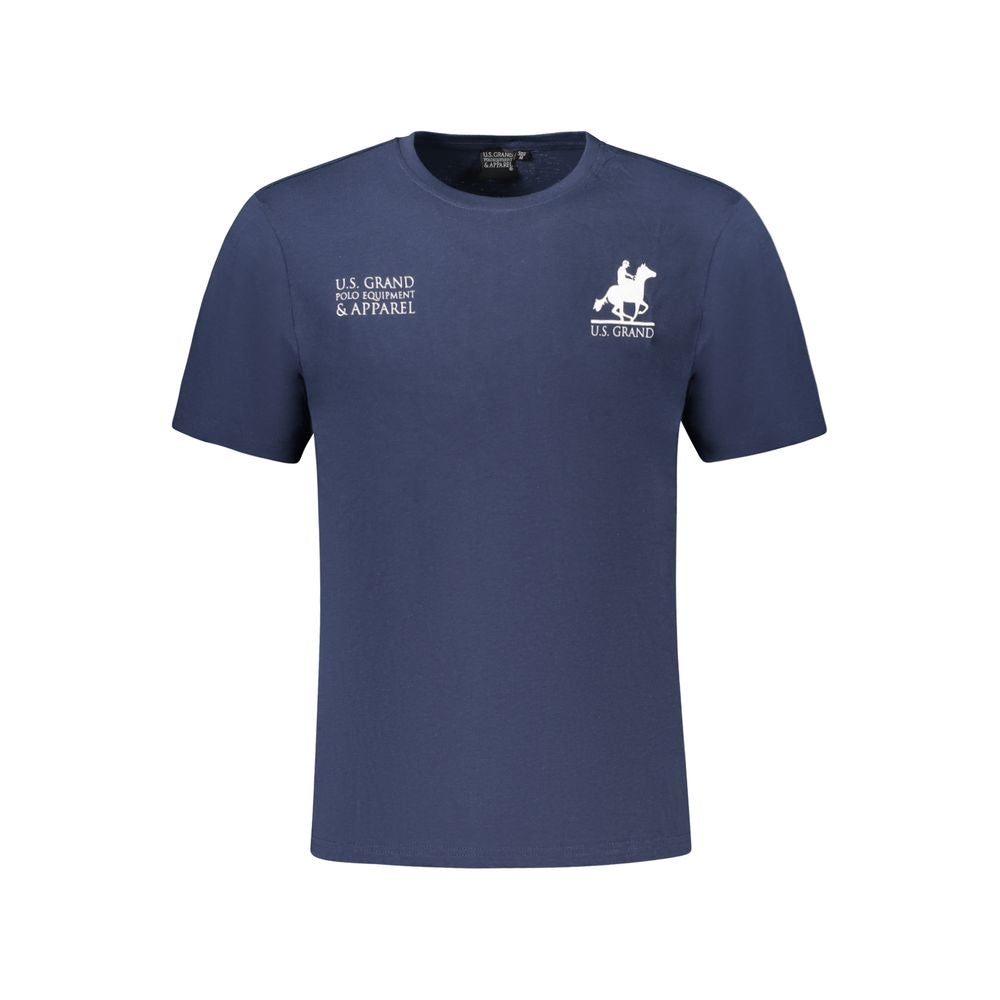 U.S. Grand Polo Blue Cotton T-Shirt