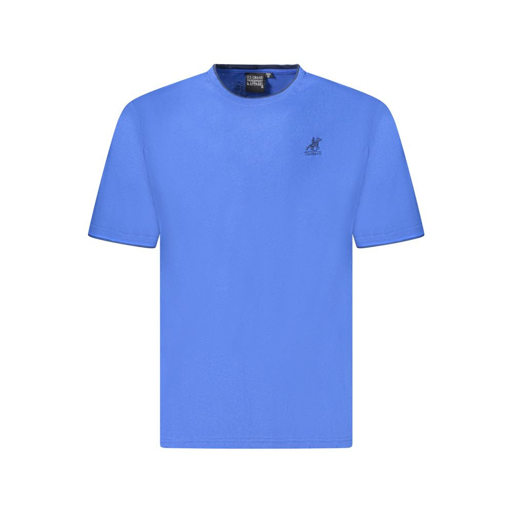 U.S. Grand Polo Blue Cotton T-Shirt