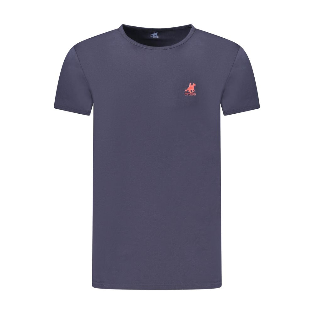 U.S. Grand Polo Blue Cotton T-Shirt