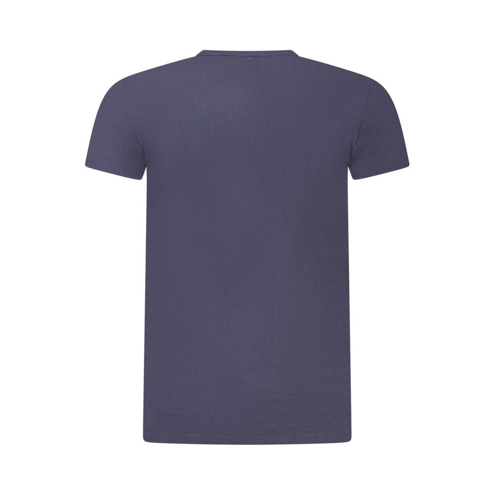 U.S. Grand Polo Blue Cotton T-Shirt