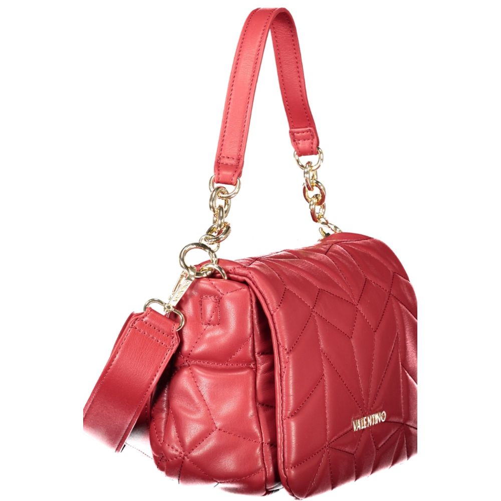 Mario Valentino Red Polyethylene Women Handbag