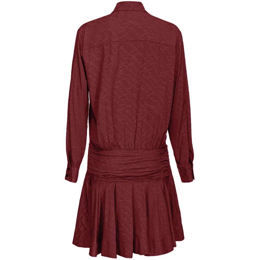 PINKO Red Haircalf Dress