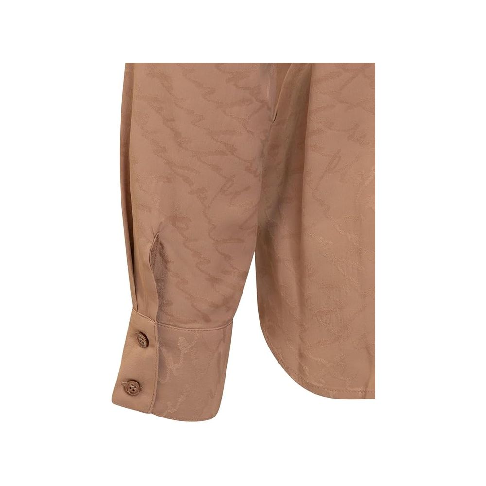PINKO Beige Haircalf Shirt