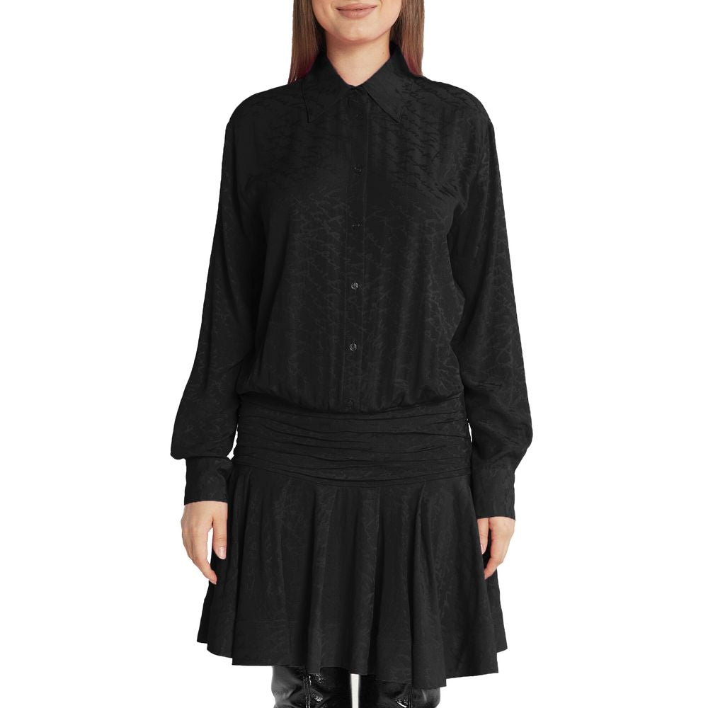 PINKO Black Haircalf Dress