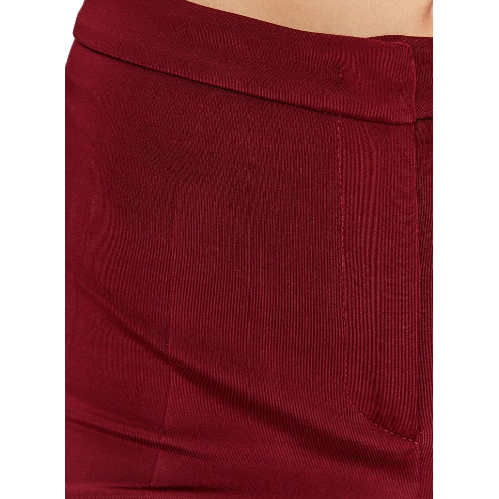 PINKO Red Viscose Jeans & Pant