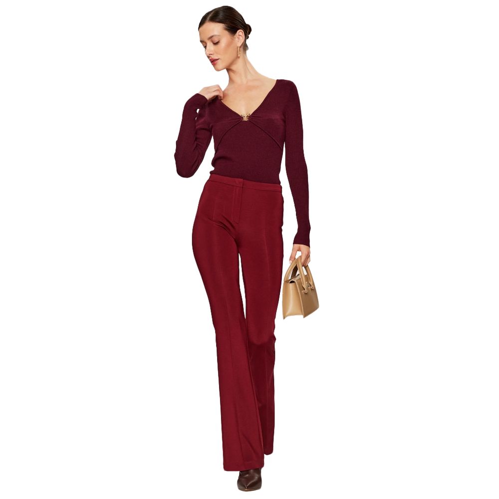 PINKO Red Viscose Jeans & Pant
