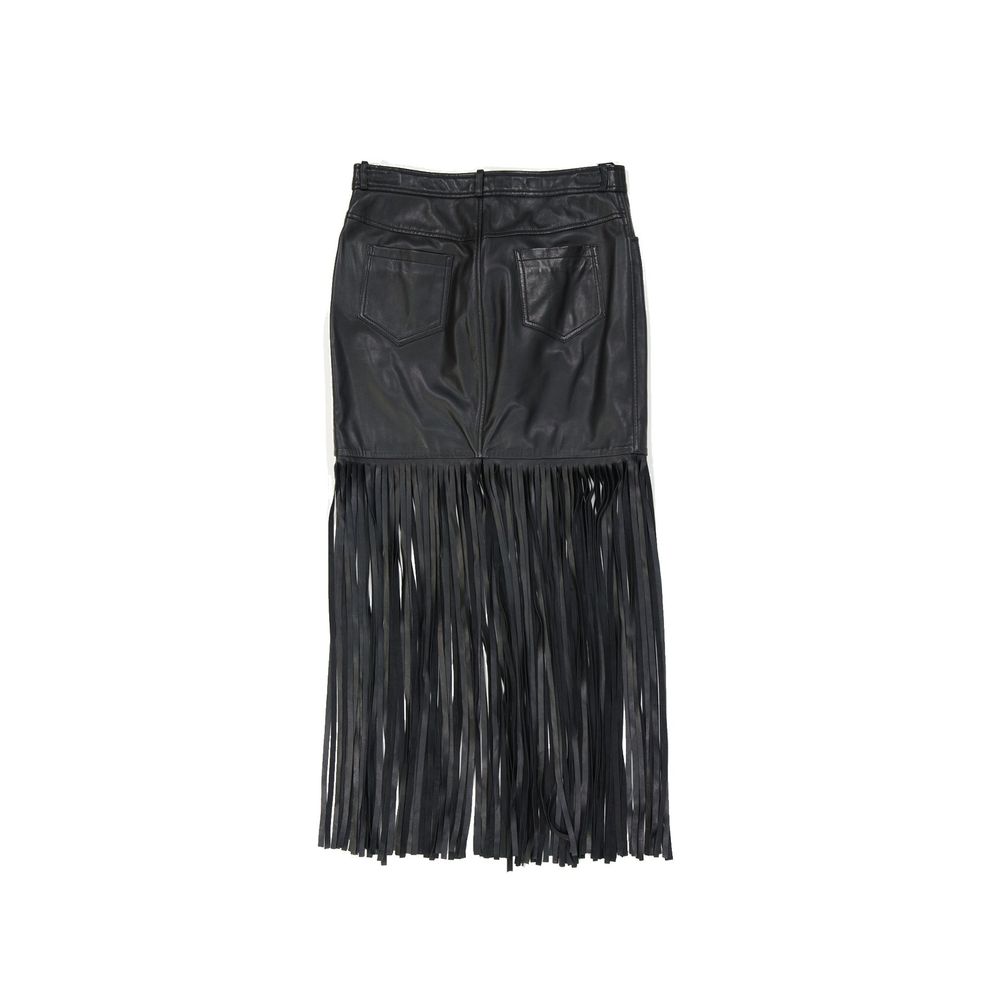 Boutique Moschino Leather Skirt