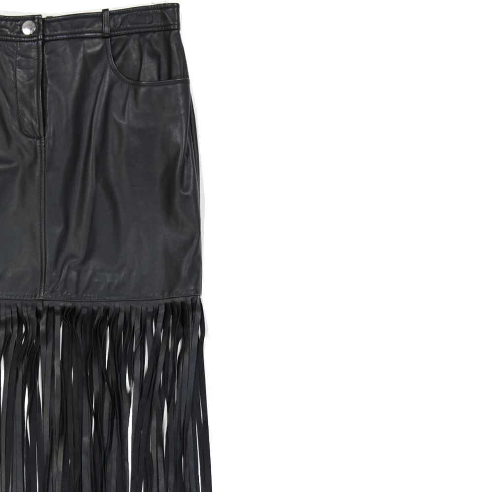 Boutique Moschino Leather Skirt