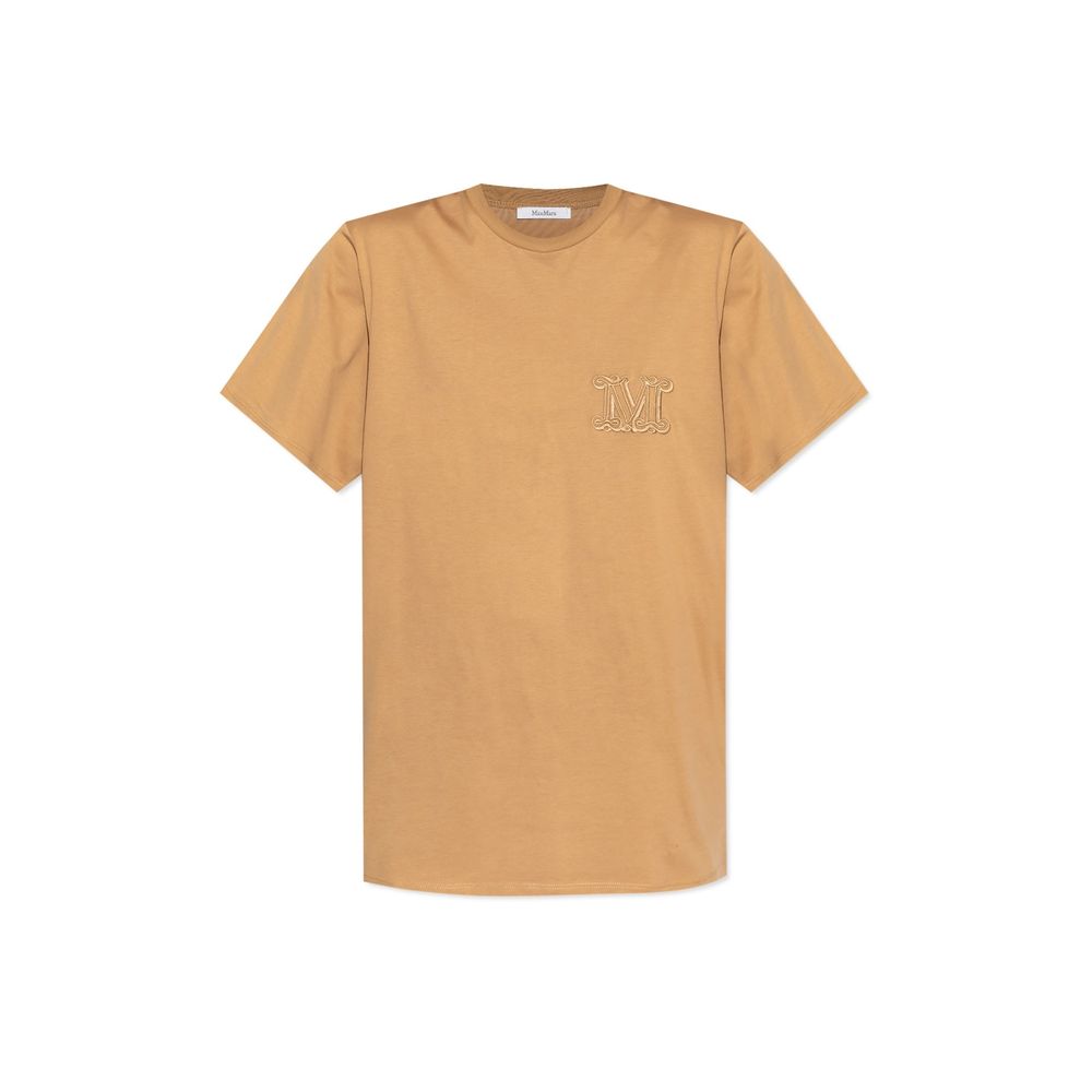 Max Mara Mango logo-embroidered T-shirt