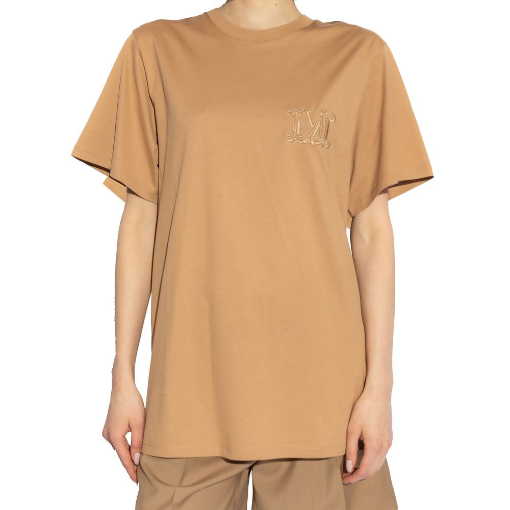Max Mara Mango logo-embroidered T-shirt