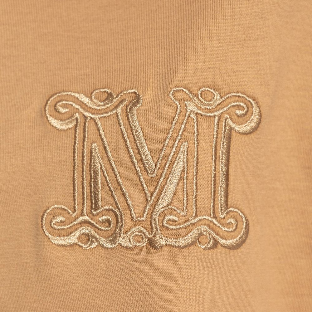 Max Mara Mango logo-embroidered T-shirt