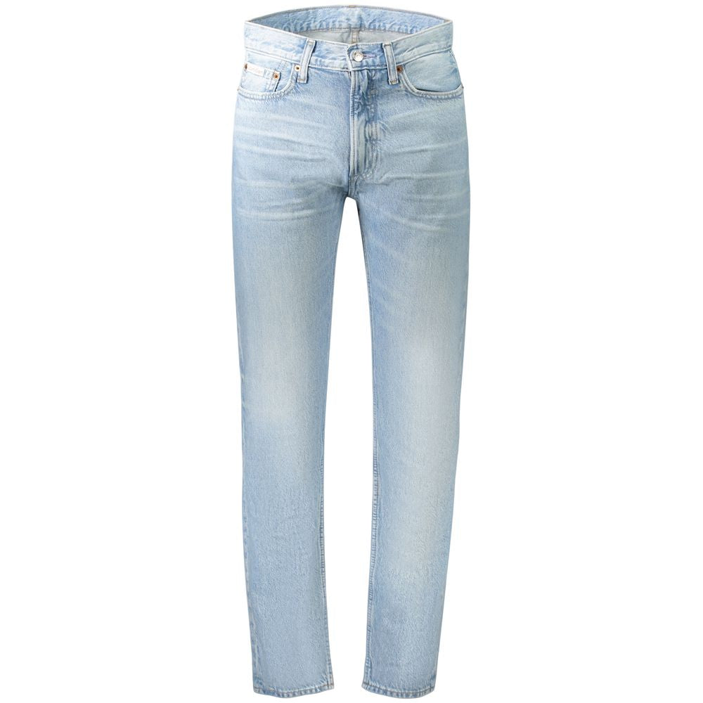 Calvin Klein Blue Cotton Men Jeans