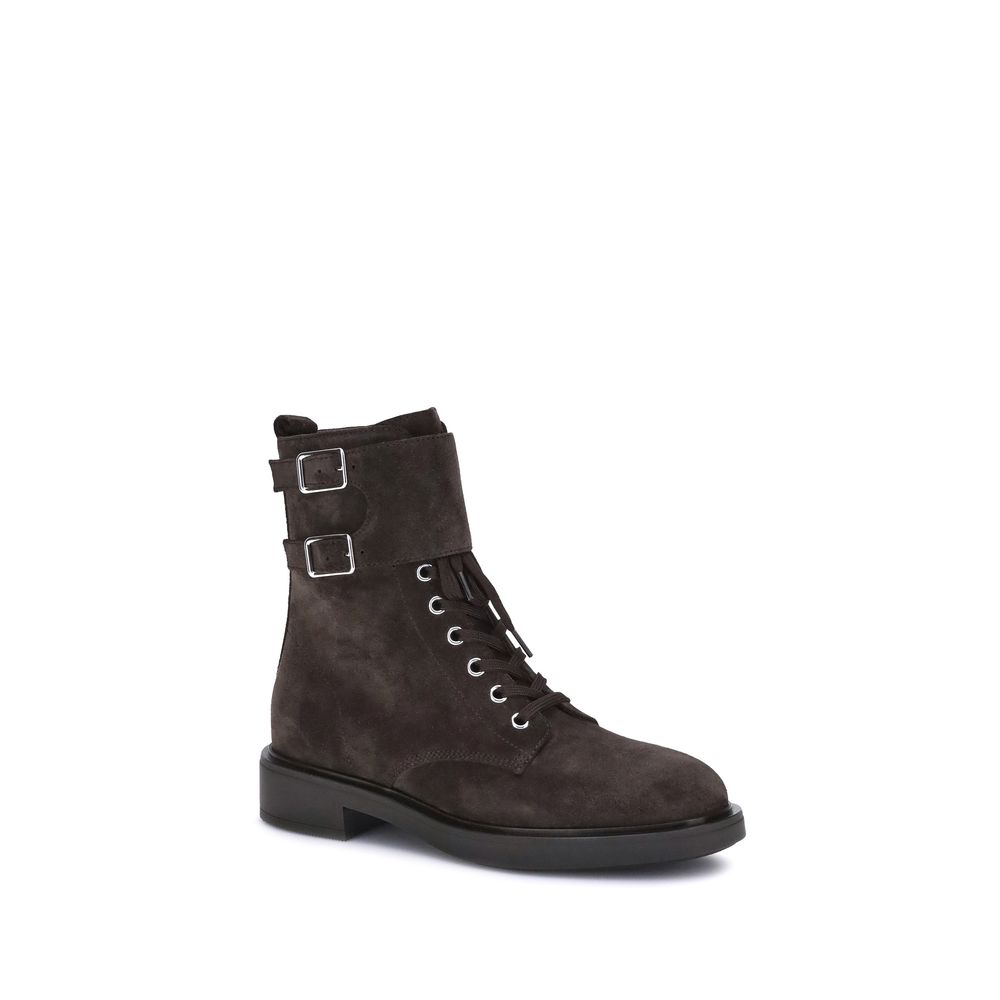 Gianvito Rossi Laced Ankle Boots