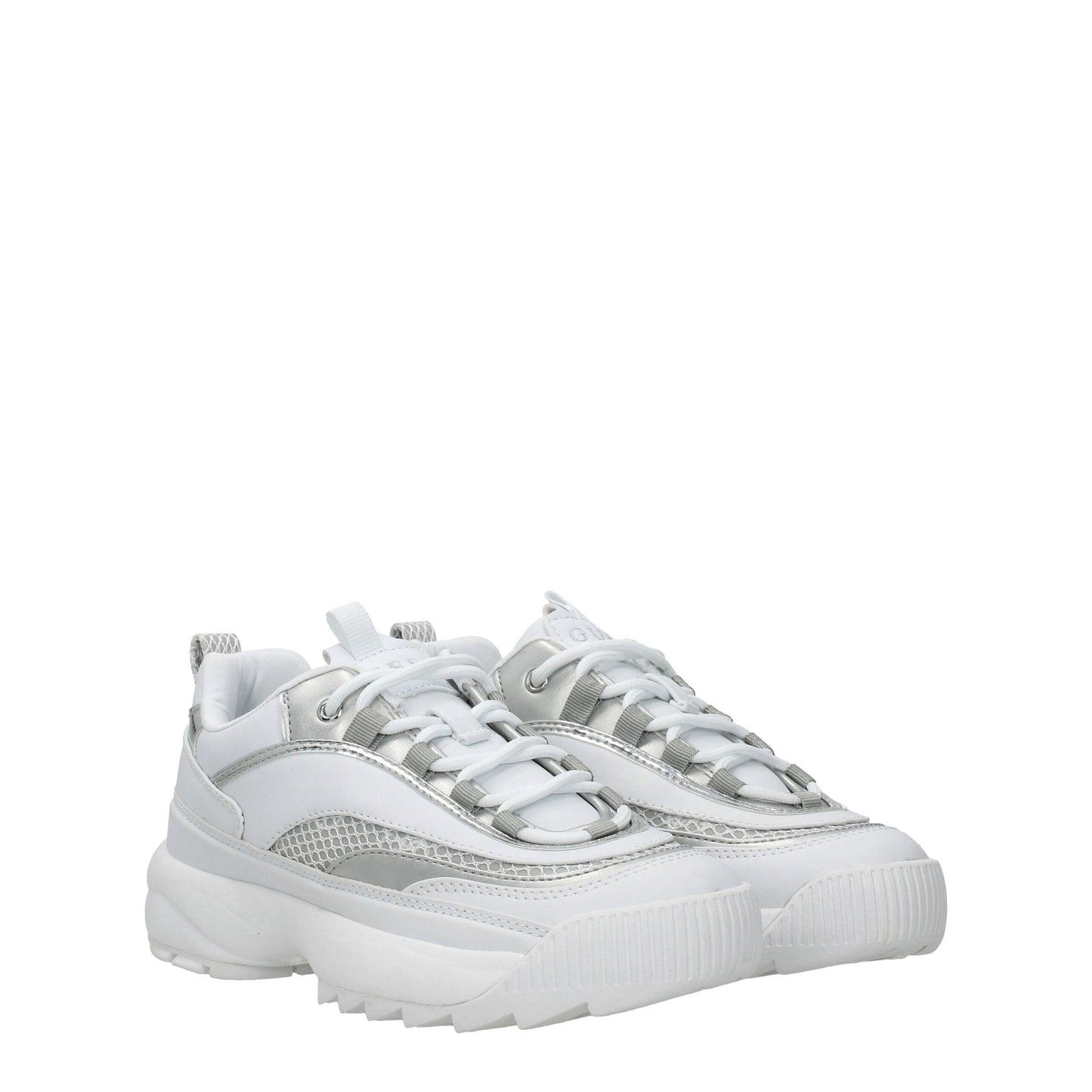 Guess White Polyethylene Sneakers